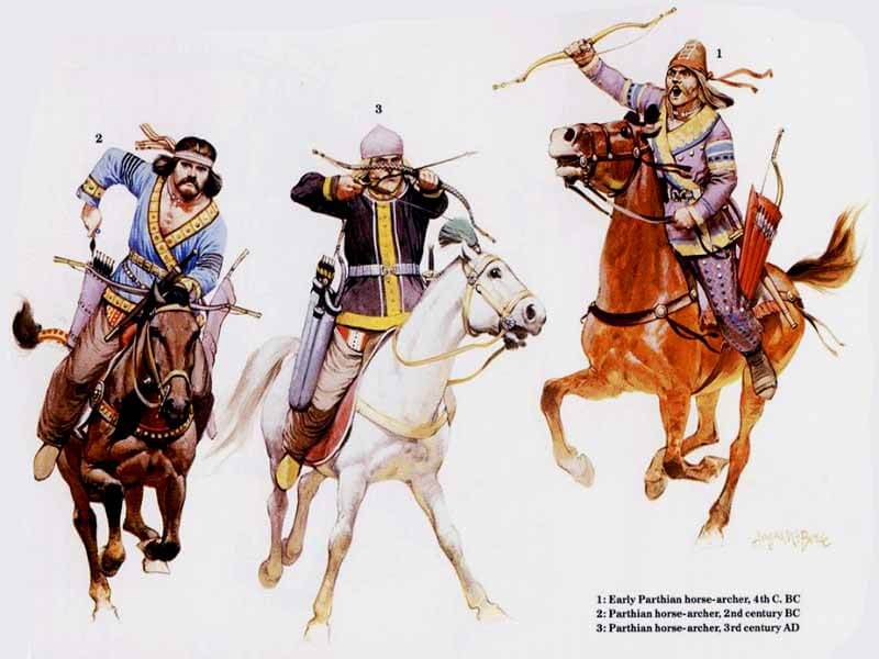 Parthian Iranian Horses